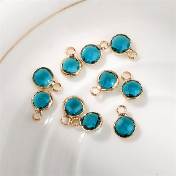 Tiny Birthstone Charm Necklaces - Picture 10 of 15